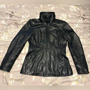 Marc New York Women's Black Leather Jacket